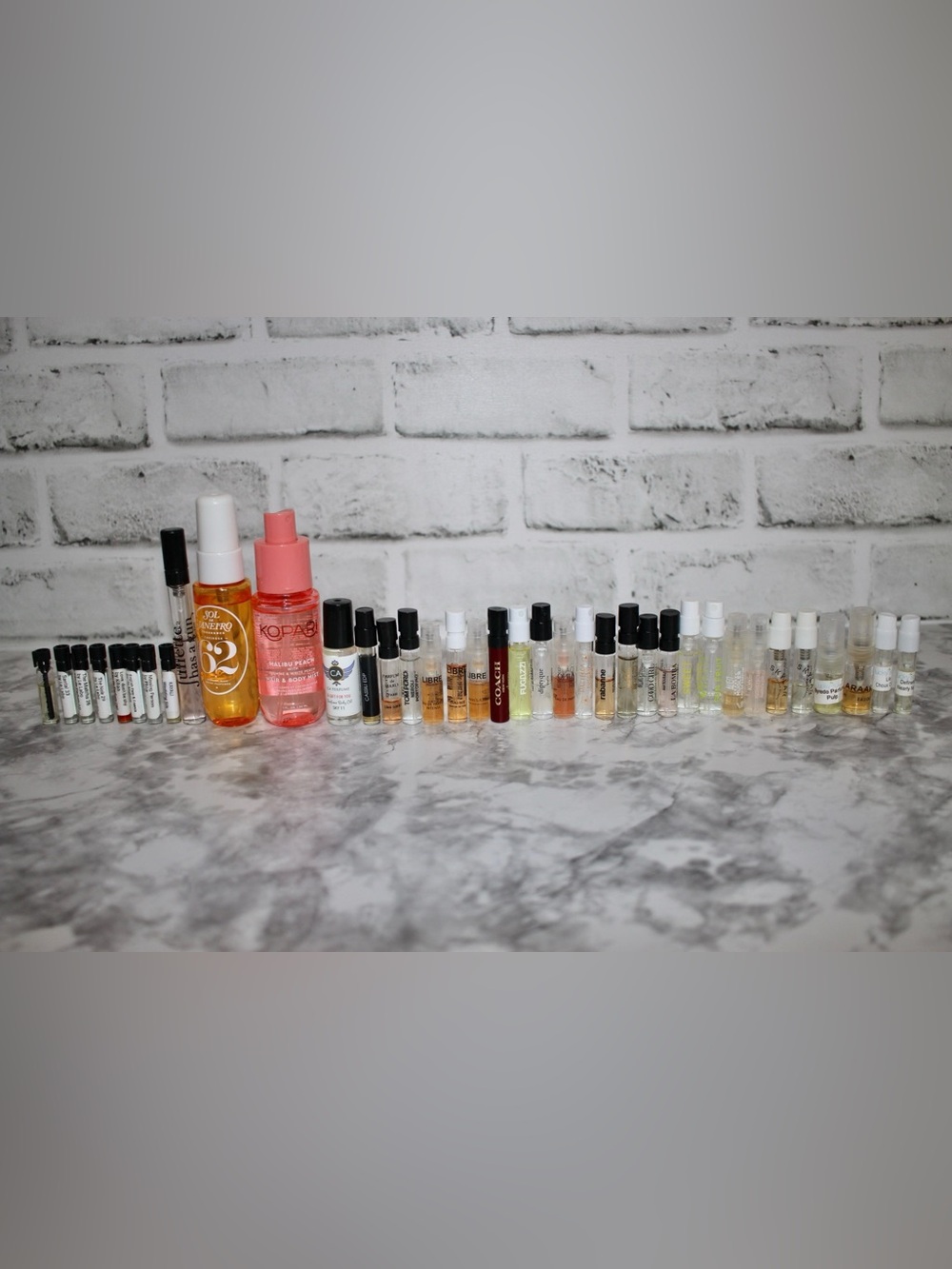 Perfume Sample Lot! (37 total)